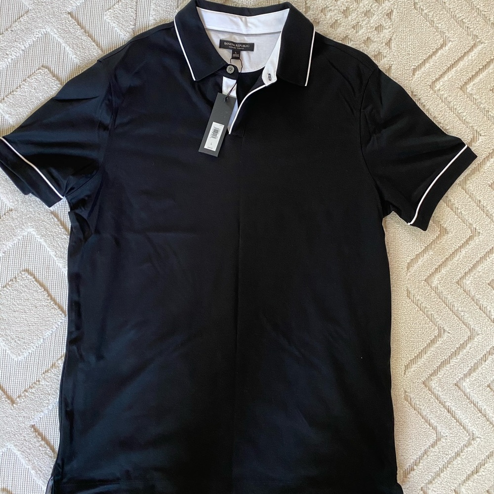 Banana Republic Luxury Touch Polo Shirt NWT